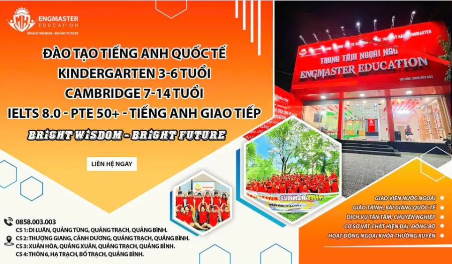Trung tâm Ngoại Ngữ & Đào Tạo Kỹ Năng Engmaster Education - Cơ sở 1